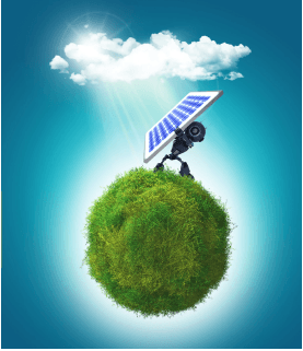 Solar energy illustration